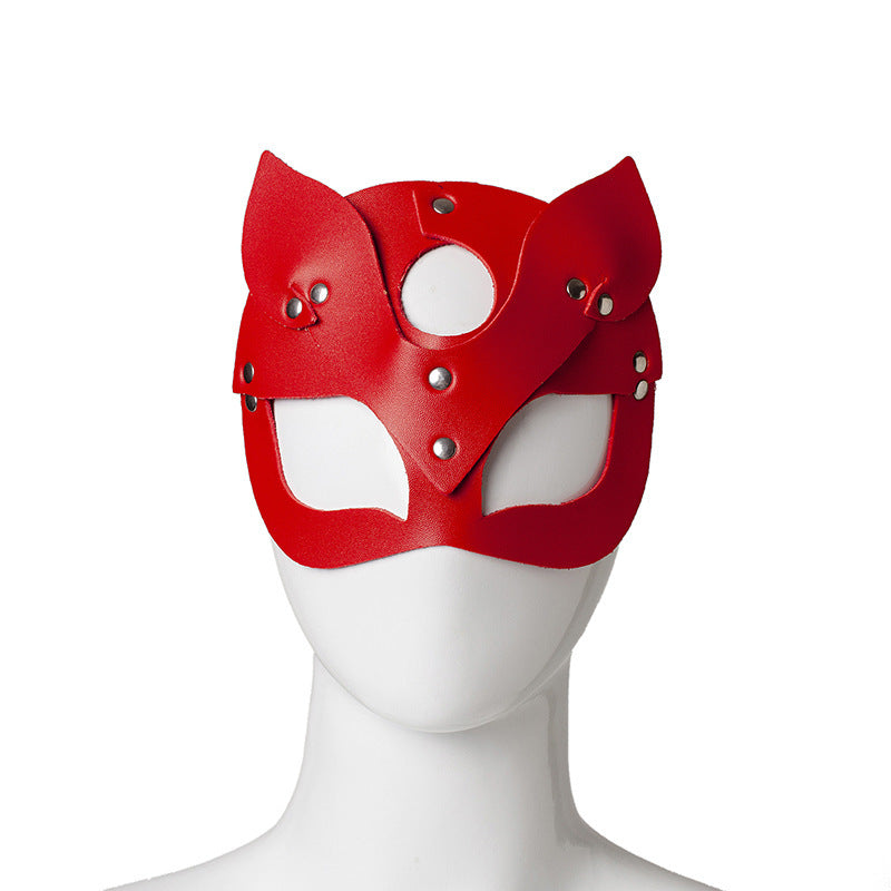 Masked Leather Rivet Mask