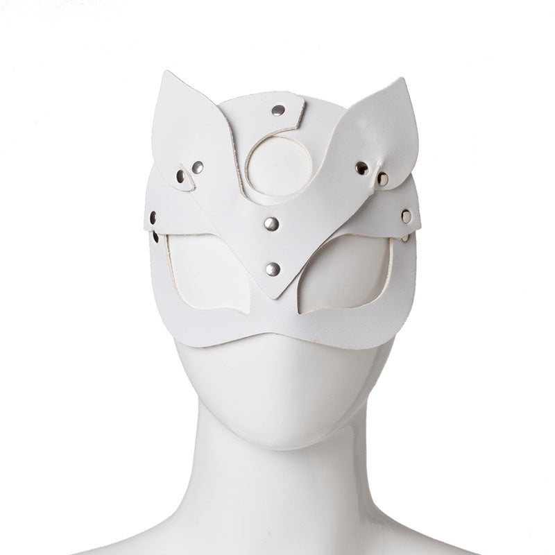 Masked Leather Rivet Mask