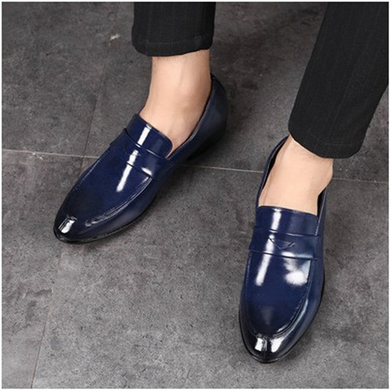 Men's British Pointed Toe Business Dress Shoes