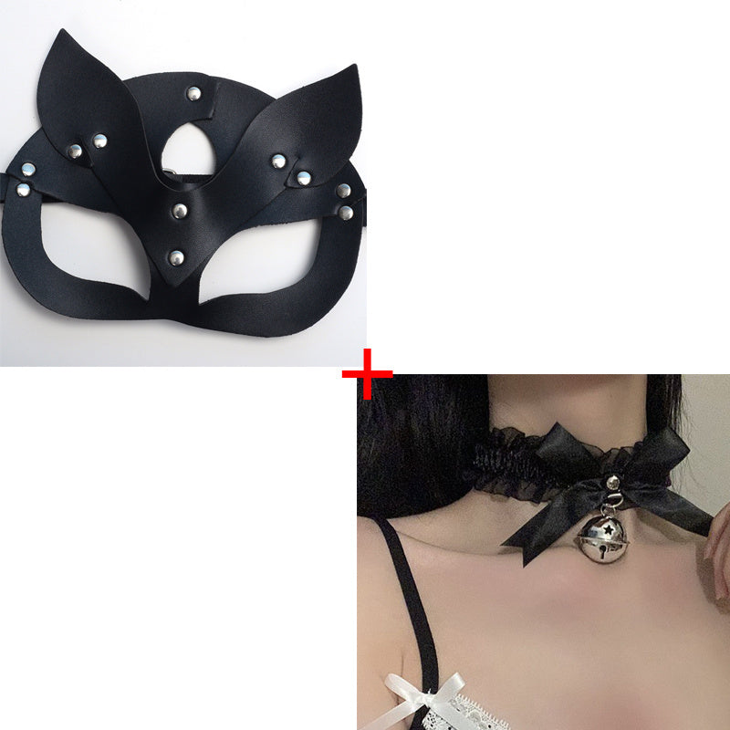 Masked Leather Rivet Mask