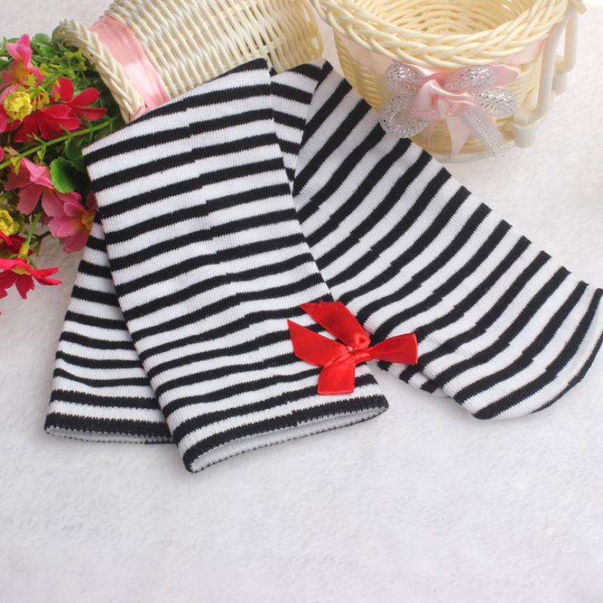 Baby Girls Leg High Barrel Cotton Socks In Bows