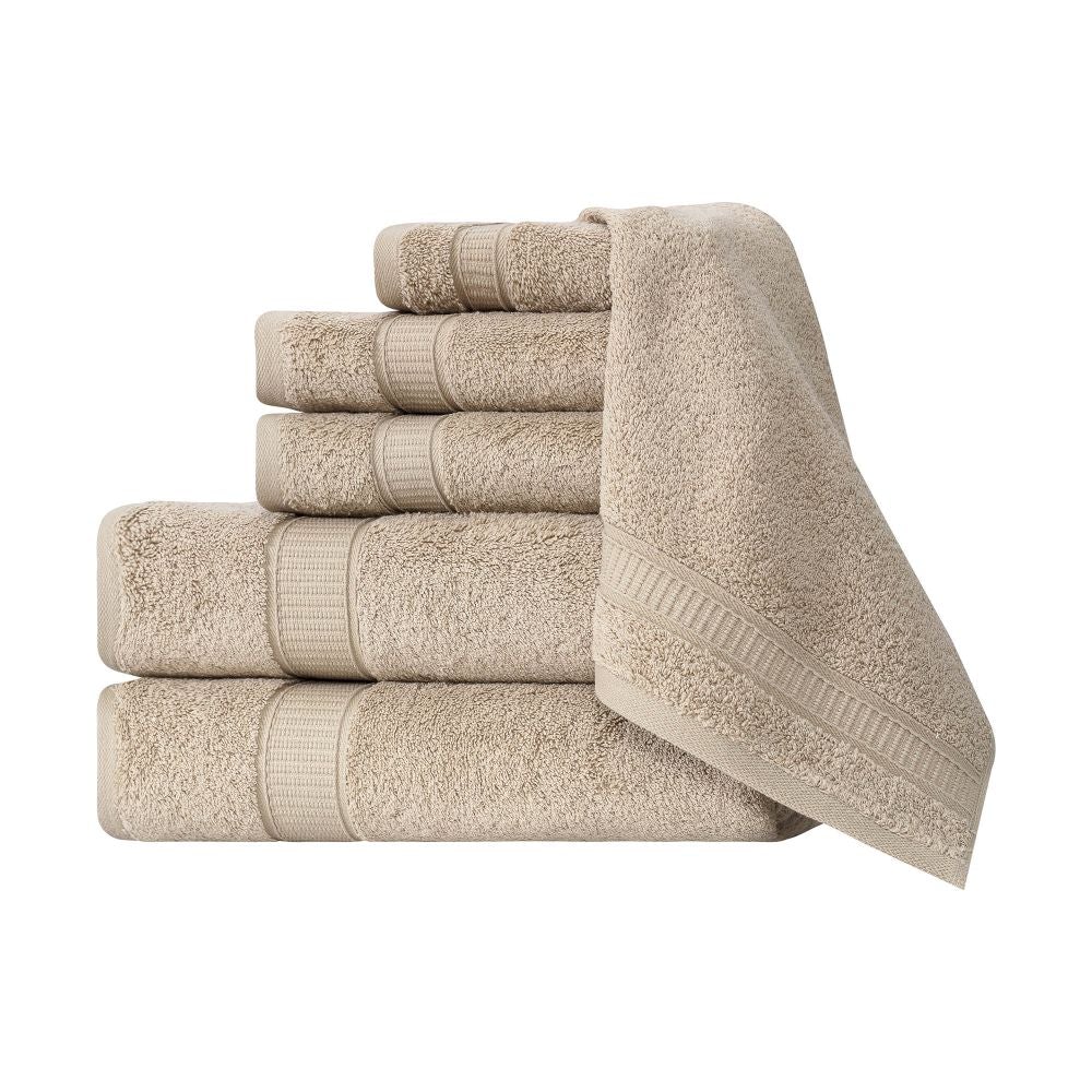 Turkish Cotton Full Bath Towel Set of 6