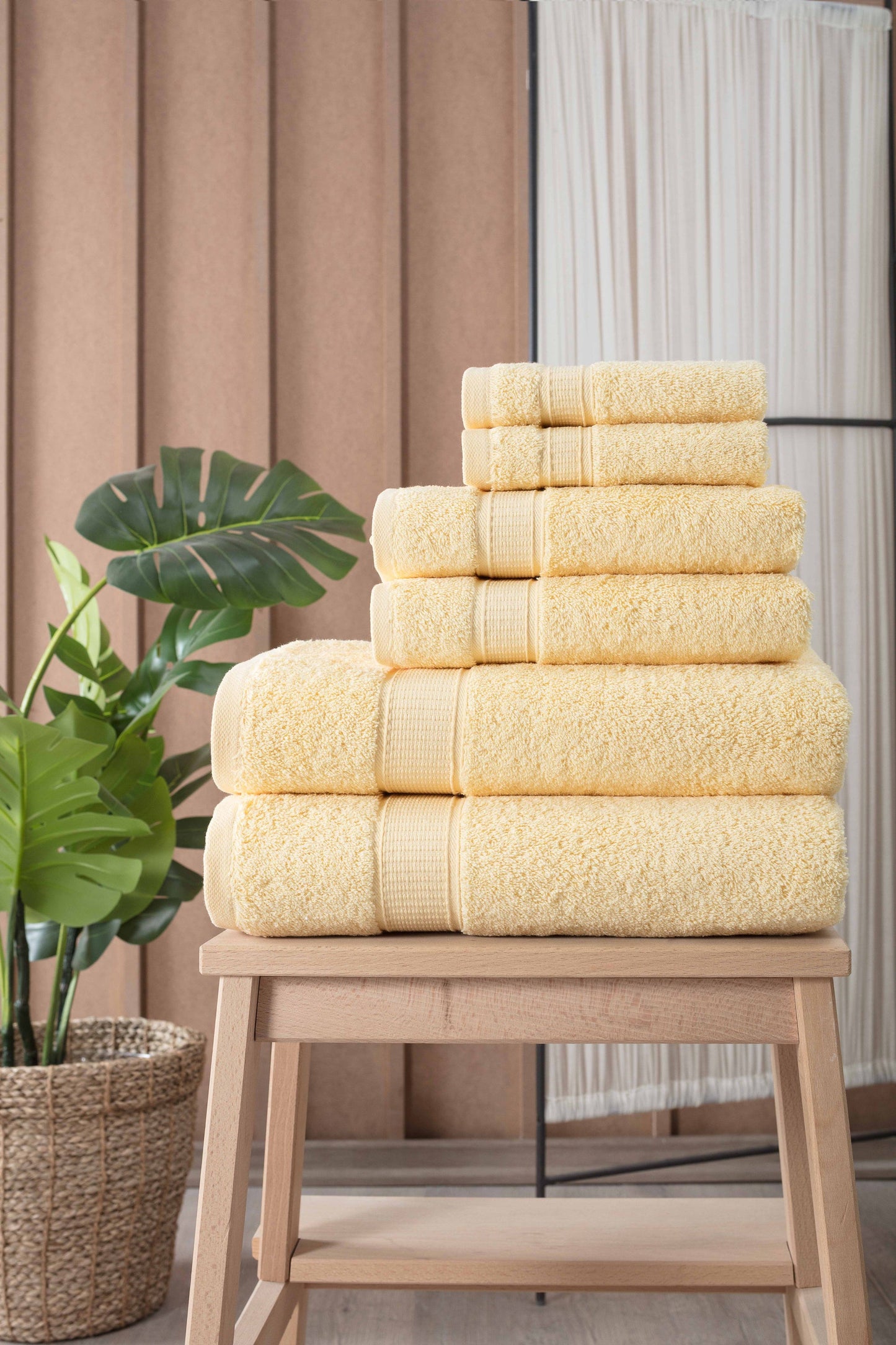 Turkish Cotton Full Bath Towel Set of 6