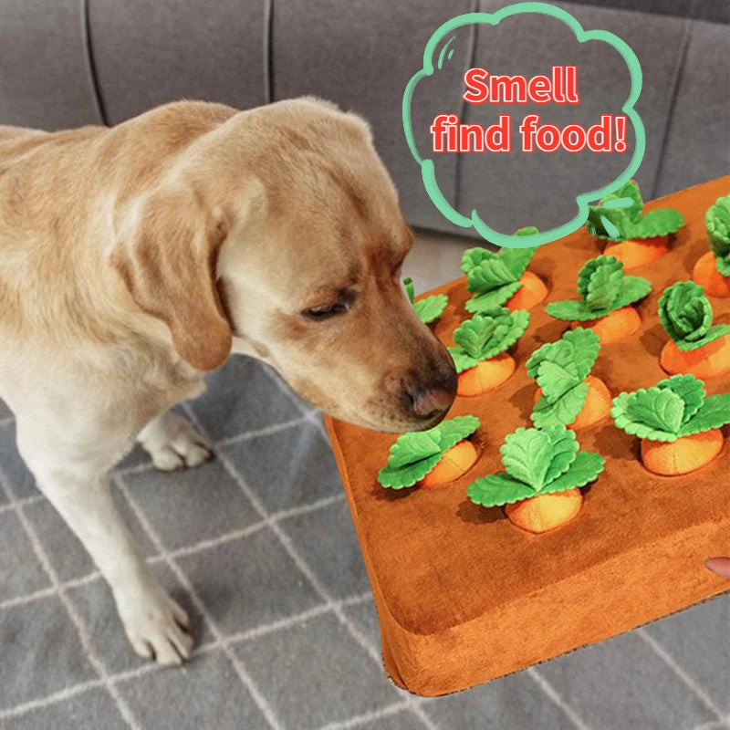 Dog Cat Toy Carrot Plush Pet Vegetable Chew Toy Sniff Pets Hide Food Toys To Improve Eating Habits Durable Chew Dogs Accessories