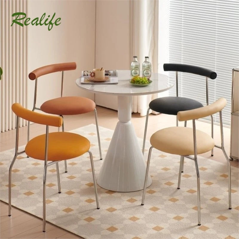 Home Light Luxury Dining Chair In The Ancient Style Chair Nordic Simple Backrest Chair Desk Table Special Dining Chair Bedroom