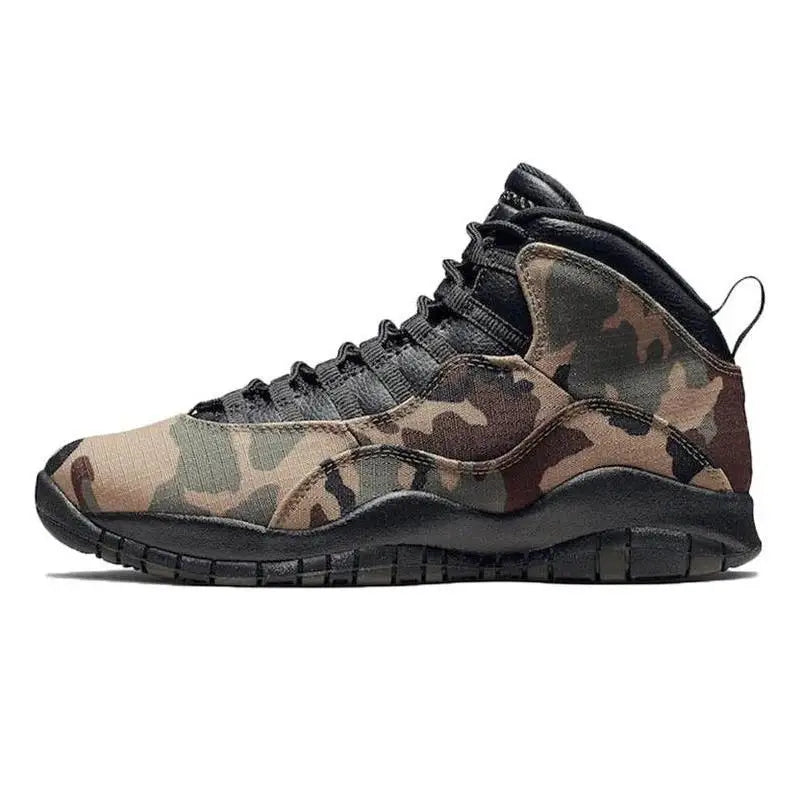 Nike Air Jordan 10 Retro Woodland Camo Sneakers Shoes 310805-201 With Original Box