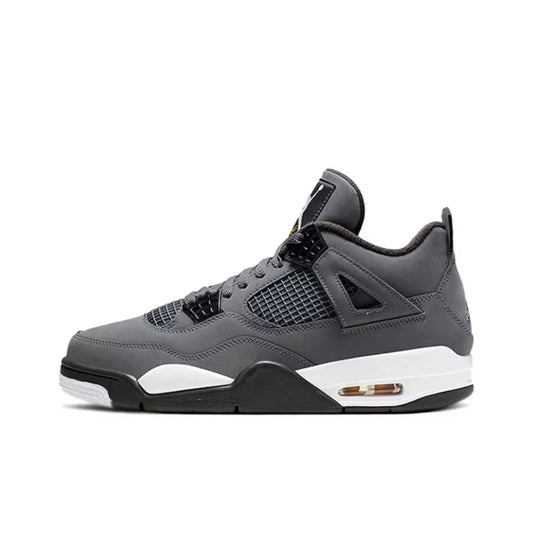 Air Jordan 4 Retro Anti-Slip Wear-resistant Retro Basketball Shoes Black And Red Men's Shoes 308497-007