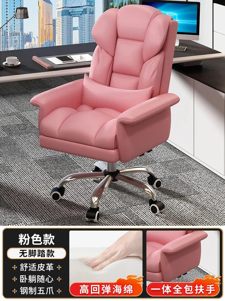 Comfortable Chair Gaming Chairs Pc Sofa Living Room Chairs Pink Gamer Chair Furnitures Computer Desks Mobile Work Reclining