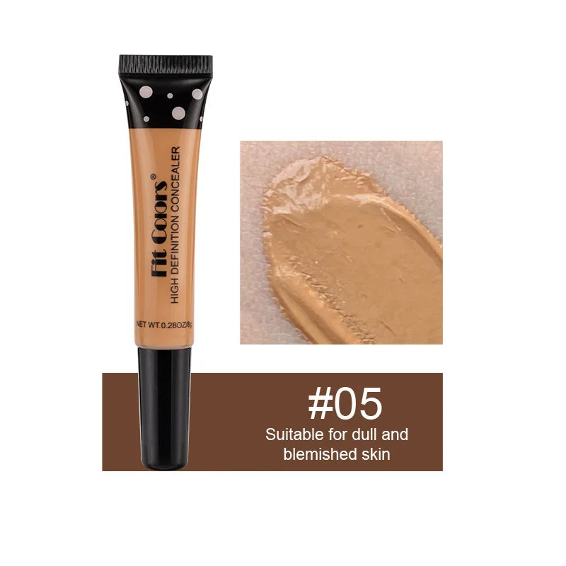 Fit Colors 8 size Concealer with a Flexible Concealer Moisturizing Liquid Foundation to cover dark circles and acne spots