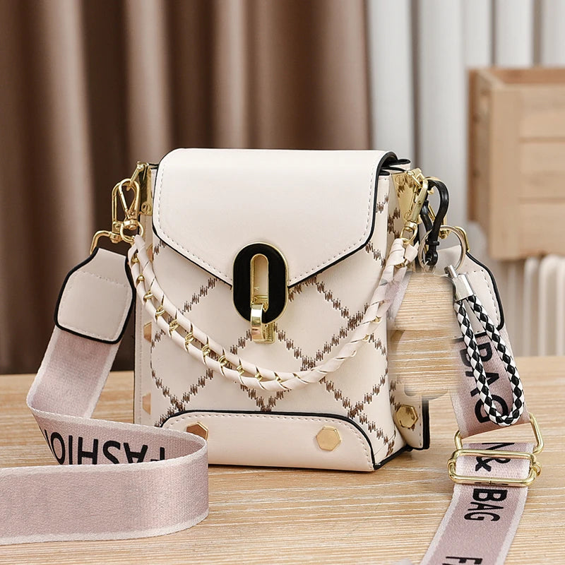 Women‘s Bag 2023 Trend Small PU Leather Printing Crossbody Bag Fashion Coin Purses Handbag Female Phone Shoulder Bag