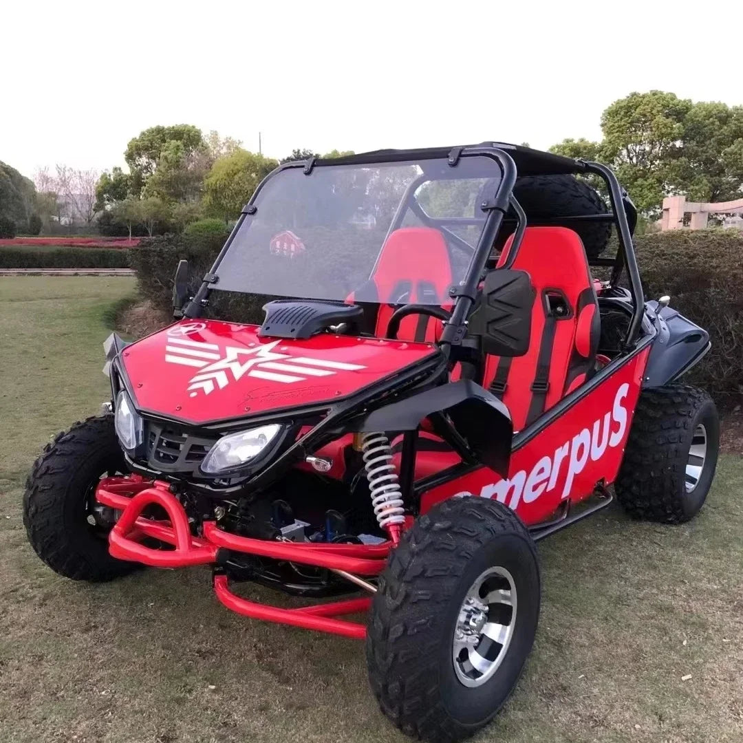 Automatic Transmission 200cc High-Performance China Snowmobile Horizontal Bar Air-Cooled All Terrain Snow Off-Road Vehicle