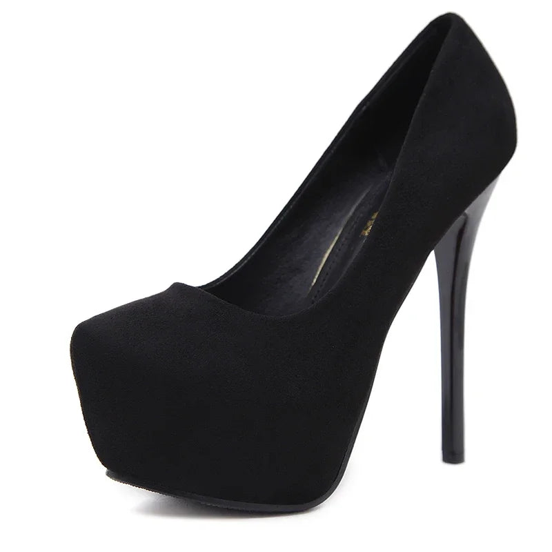 2023 Women 12cm 14cm High Heels 4cm Platform Pumps Lady Designer Stilettos Extreme Heels Fetish Red Bottom Catwalk Party Shoes