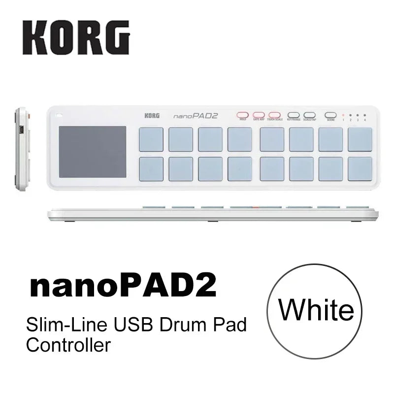 KORG Nano Kontrol2/Key2/Pad2: A High-Quality Portable MIDI Controller Keyboard and Drum Pad