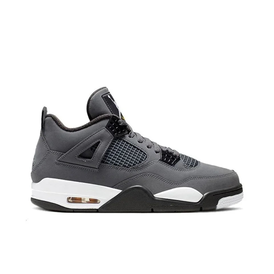 Air Jordan 4 Retro Anti-Slip Wear-resistant Retro Basketball Shoes Black And Red Men's Shoes 308497-007