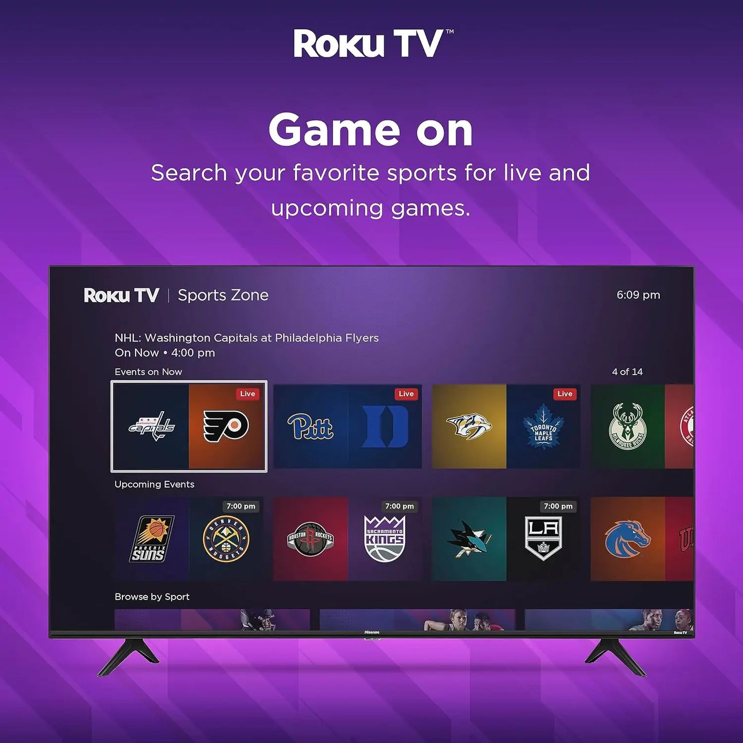 43-Inch Class R6 Series 4K UHD Smart Roku TV with Alexa Compatibility, Dolby Vision HDR, DTS Studio Sound, Game Mode (43R6G)