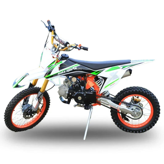 125cc Dirt Bike 4-Stroke Gasoline Moto Off-road Motorcycle 17/14 Tire Sport Cross City Motorcycle with Chain Drive for Adult