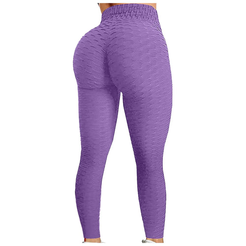 Women's Bubble Hip Lifting ExerciseYoga Pants Women  Fitness Running