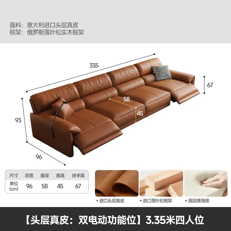 Square Simple Couches Comfortable Electric Designer Italian Leather Sofa Modern Lounge Sofa Cama Dobravel home furniture