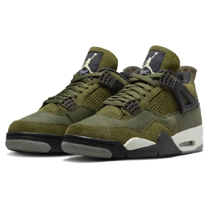 Nike Jordan 4 Retro SE Craft Medium Olive Sneakers shoes FB9927-200 With Original Box