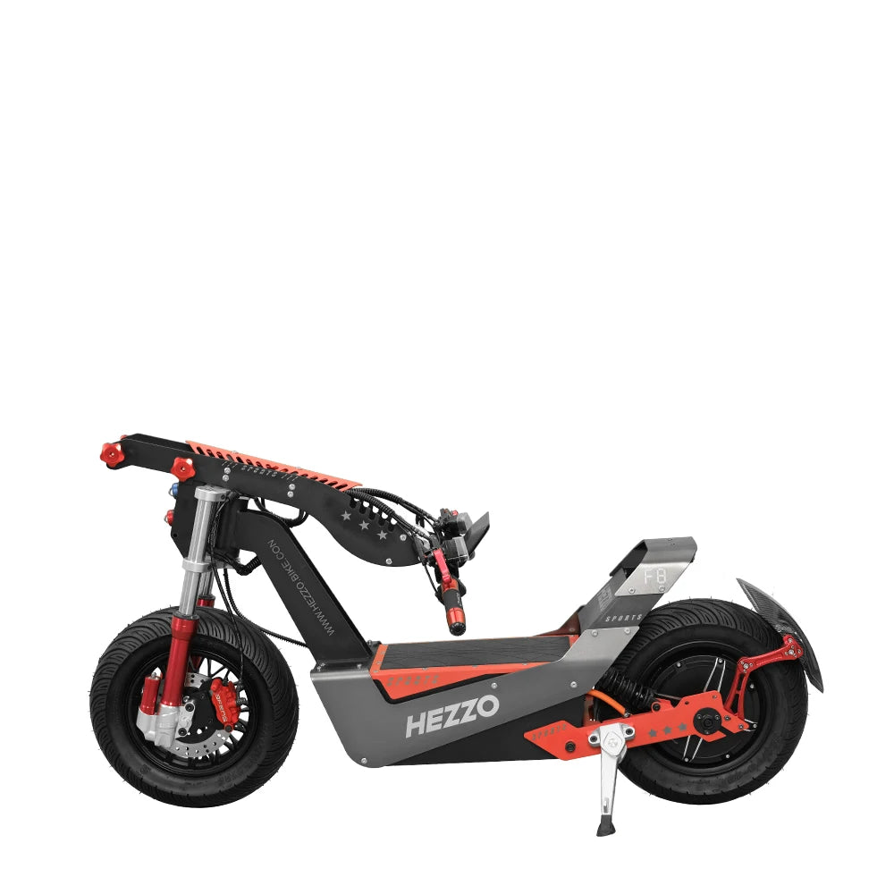 ﻿ 72v 8000W Foldable Electric Scooter for Adults Teens Lithium battery  50ah Long Range E-scooter HYDRAULIC OIL BRAKES With Seat