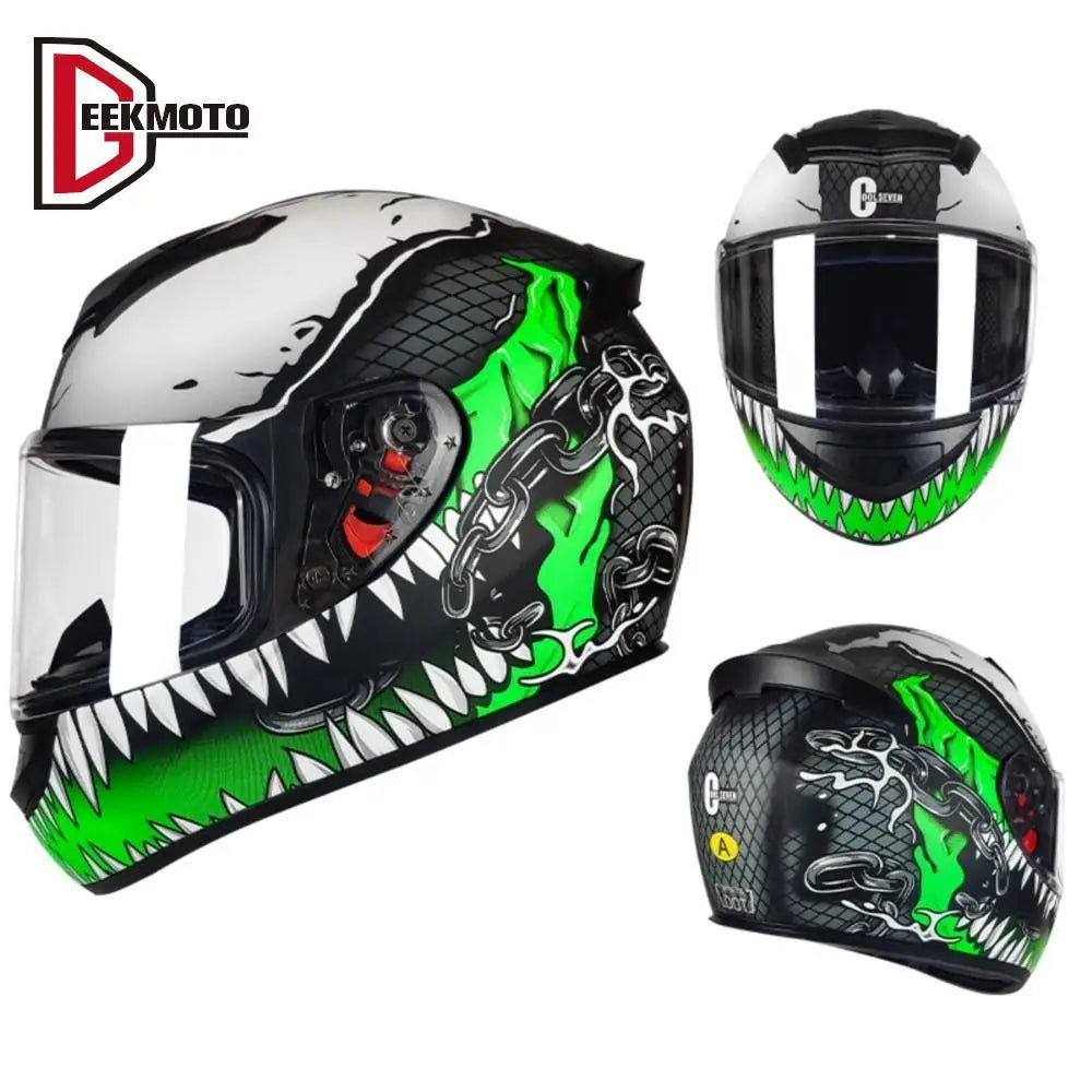 Helmet Motorcycle DOT Certification Motocross Casco Moto Cycling Helmet Full Face Breathable Capacete De Moto Helmet Men Women