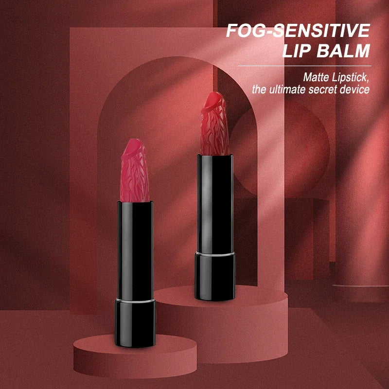 Mushroom mouth red matte fog easy to color waterproof not easy to decolour moisturizing lipstick Makeup