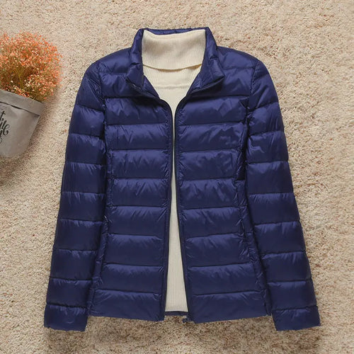 2023 New Fashion Female Cold Jacket Women Winter Light White Duck Down