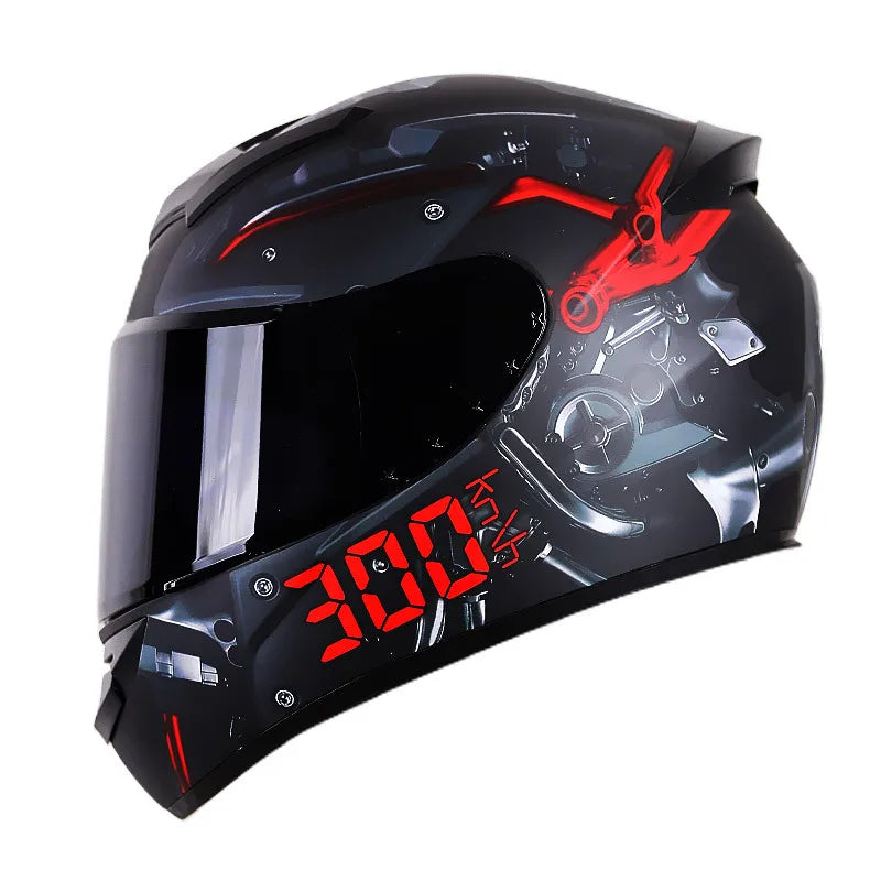 Motorcycle Helmet Full Face Capacete racing safety helmet Cascos Knight Men Women flick up Helmet DOT Certification For Venom