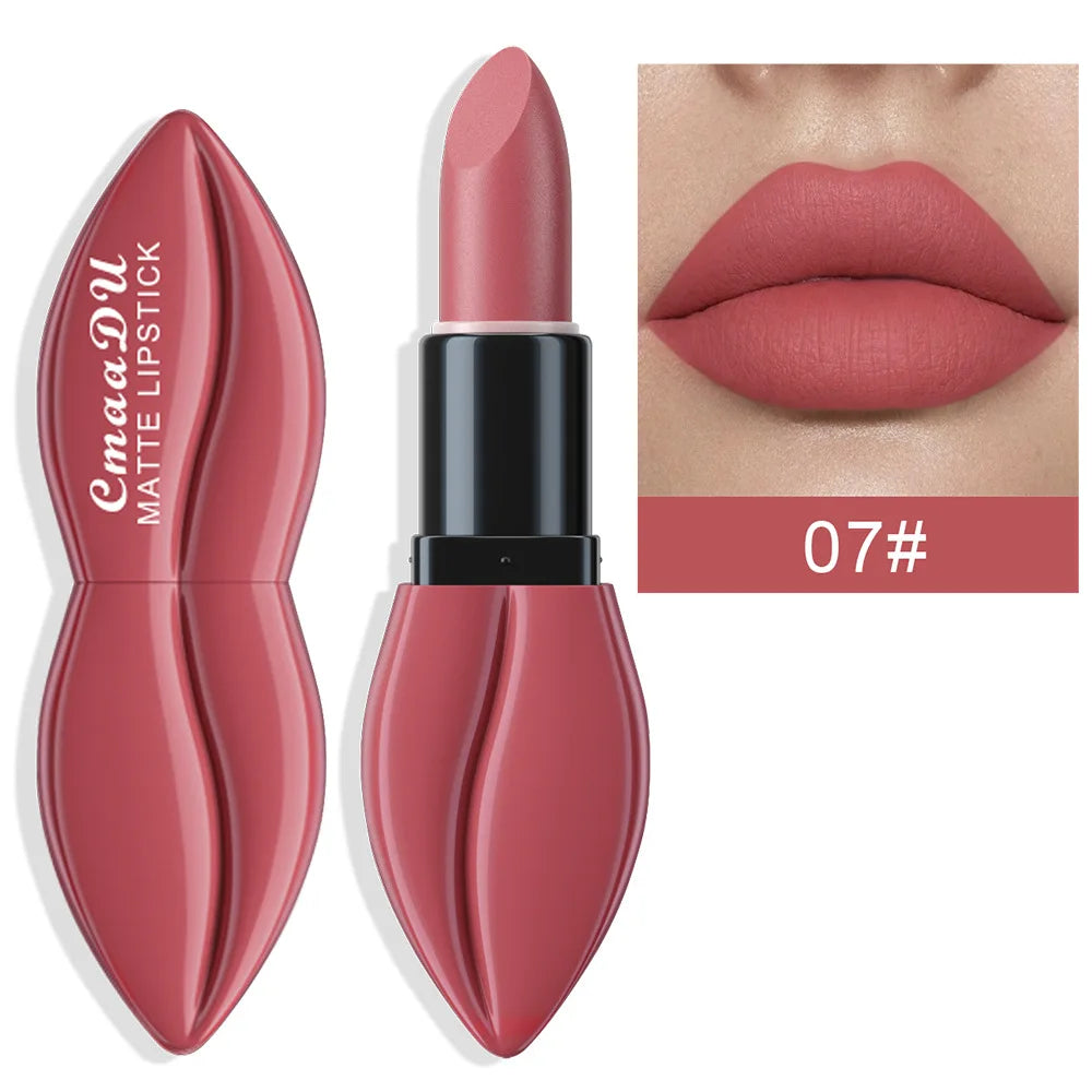 CmaaDu 10 Colors Long-Lasting Matte Lipstick Lip Stick with Rich Velvet Color and Waterproof Formula Valentine's Day Gifts