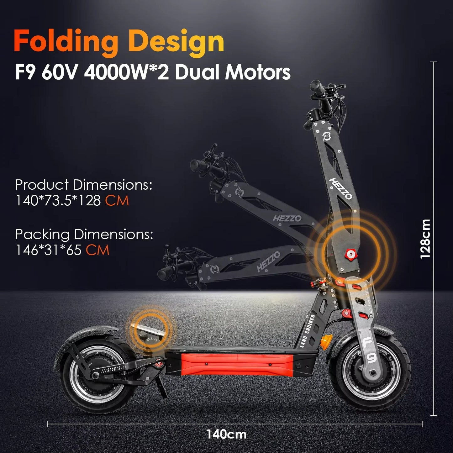 8000W dual drive with multifunctional control display screen, NFC shock absorber, 12 inch road tires, off-road electric scooter