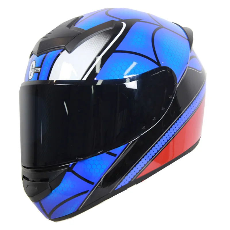 Motorcycle Helmet Full Face Capacete racing safety helmet Cascos Knight Men Women flick up Helmet DOT Certification For Venom