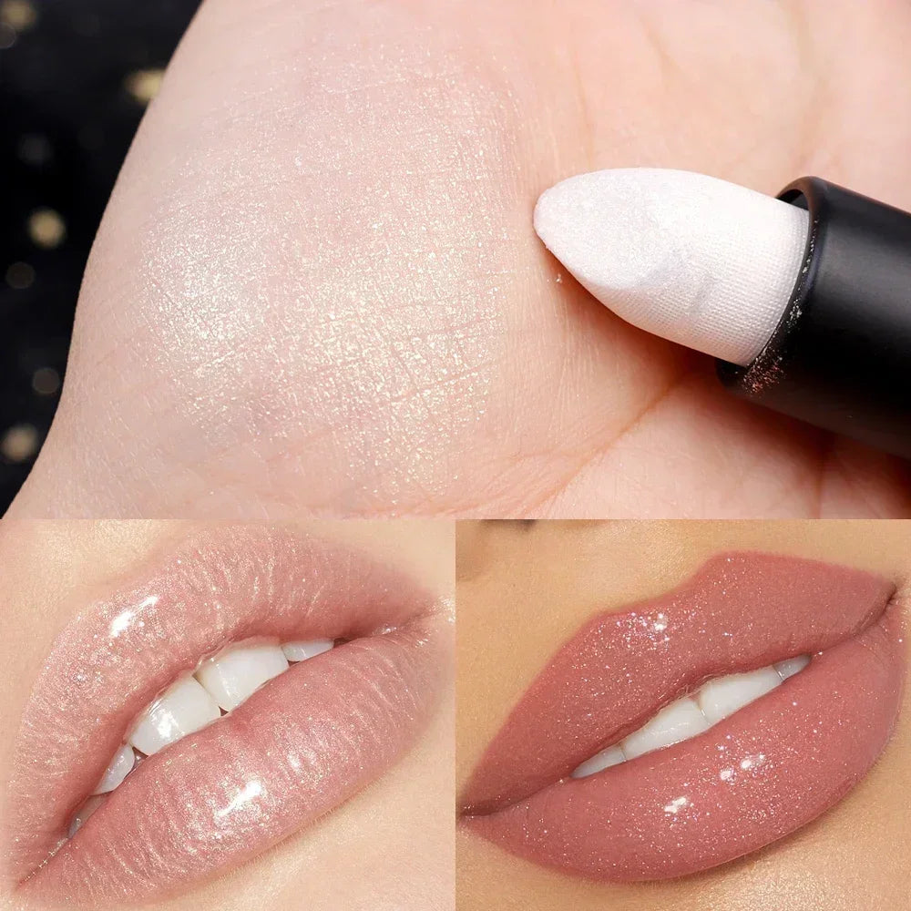 Diamond Shiny Lipstick Moisturizing Long Lasting Waterproof Pearl Lip Gloss Glitter Shimmer Sexy Lipsticks Lips Makeup Cosmetics