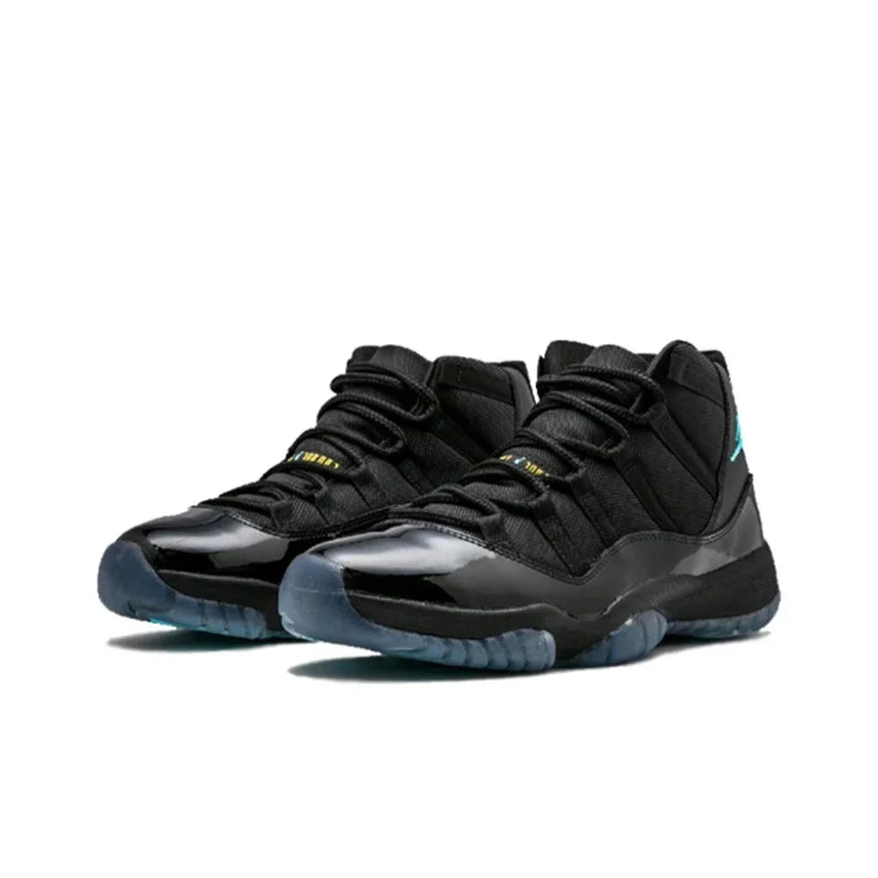 Air Jordan 11 Retro Gamma Blue For Men Black Red White Classic Retro Basketball Sneakers 378037-006