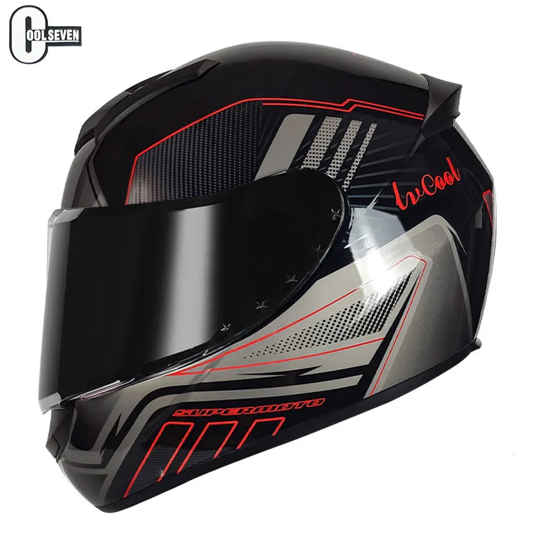 Motorcycle Helmet Full Face Capacete racing safety helmet Cascos Knight Men Women flick up Helmet DOT Certification For Venom