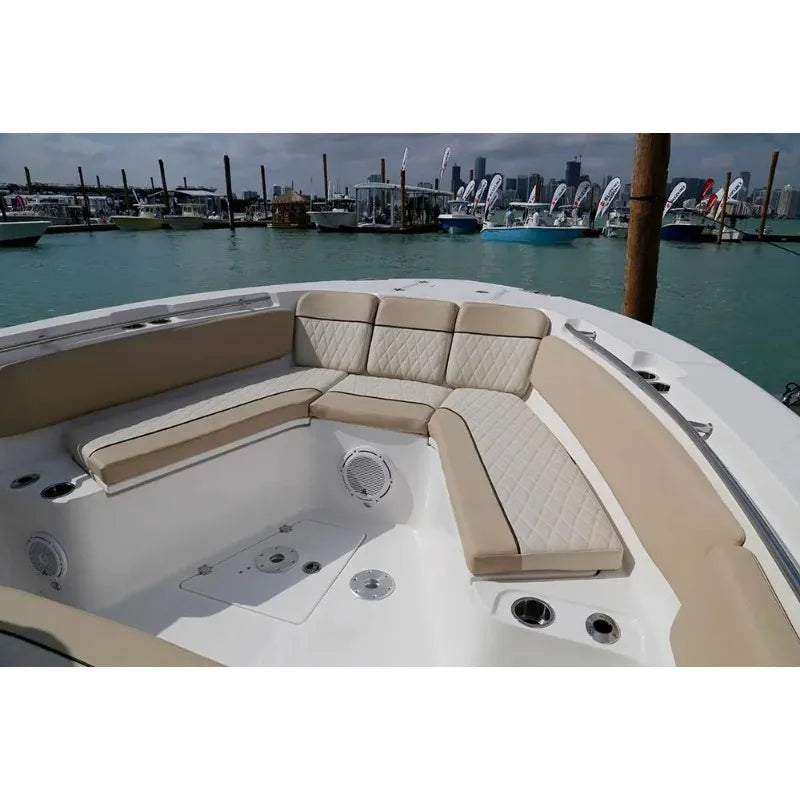 Offshore Center Console Expansive Beam Aluminum High Speed Boat Yacht for Family Cruising