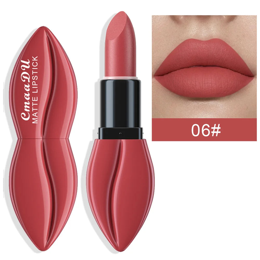 CmaaDu 10 Colors Long-Lasting Matte Lipstick Lip Stick with Rich Velvet Color and Waterproof Formula Valentine's Day Gifts