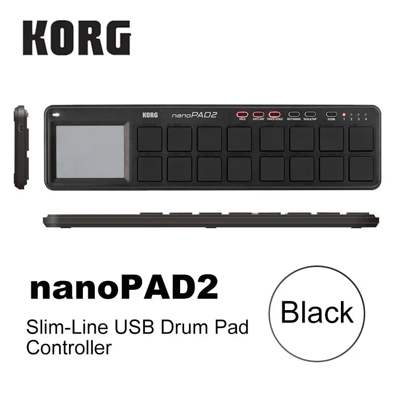 KORG Nano Kontrol2/Key2/Pad2: A High-Quality Portable MIDI Controller Keyboard and Drum Pad