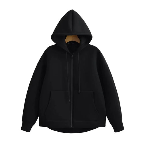 KEYANKETIAN Winter New Women's Zipper Hoodie High Street Unisex style