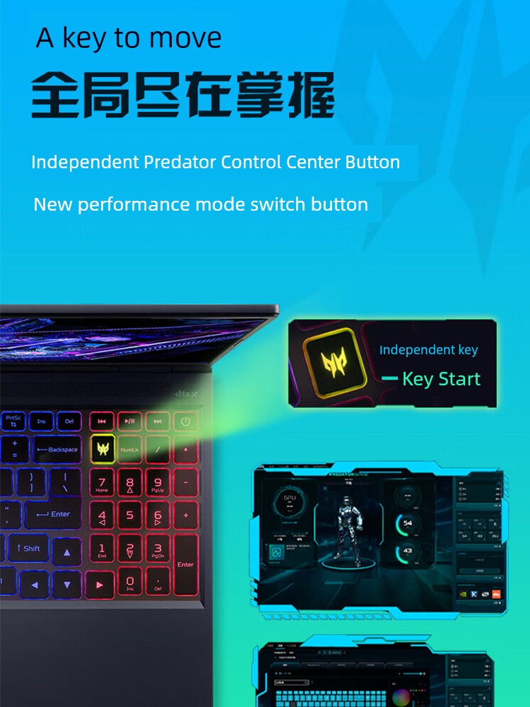 [High-End Version] Acer/Acer Marauder · Qing Neo 2024 4060 Single Display E-Sports Gaming Notebook 14 Generation Intel Core I5/I7 Laptop