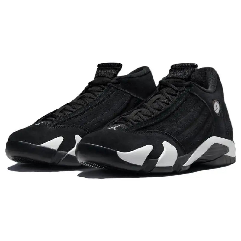 Nike Air Jordan 14 “Black/White” Sneakers shoes 487471-016 With Original Box