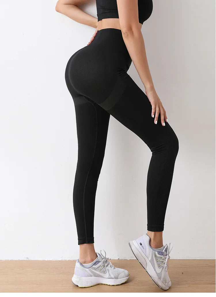 Women Pants High Waist Yoga Leggings Exercise Sports Trousers Running