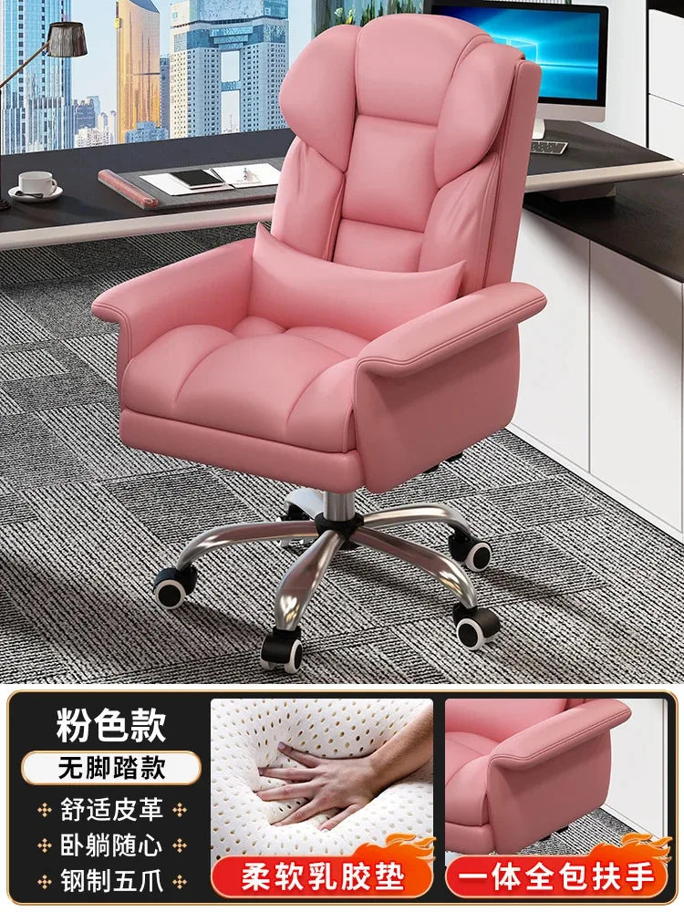 Comfortable Chair Gaming Chairs Pc Sofa Living Room Chairs Pink Gamer Chair Furnitures Computer Desks Mobile Work Reclining