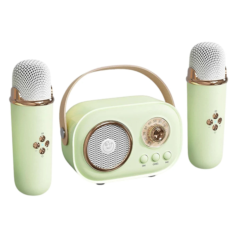 Wireless Karaoke Speaker Bluetooth Wireless Microphone Home KTV Karaoke Machine Portable Mini Bluetooth Speaker