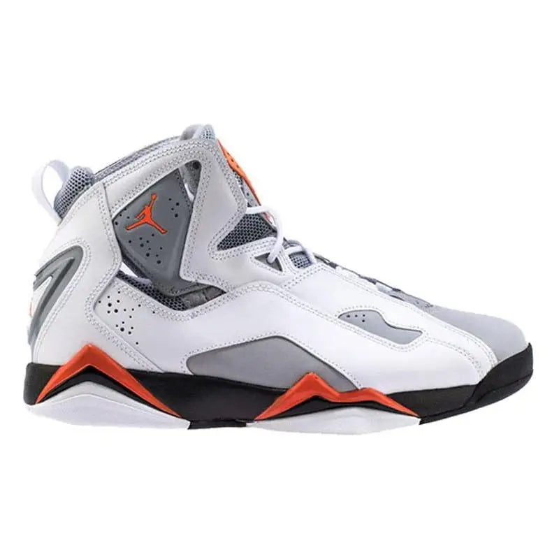 Nike Air Jordan True Flight White Orange Grey Sneakers shoes 342964-118