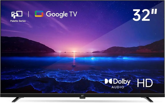 32-inch Smart TV Google TV HD 720p with Google Play and Google Cast Built-in, HDR 10, Dolby Audio, Voice Remote, Stream Live TV(