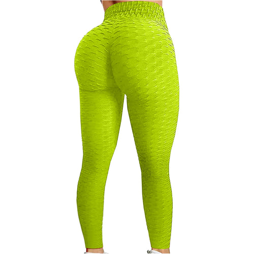 Women's Bubble Hip Lifting ExerciseYoga Pants Women  Fitness Running