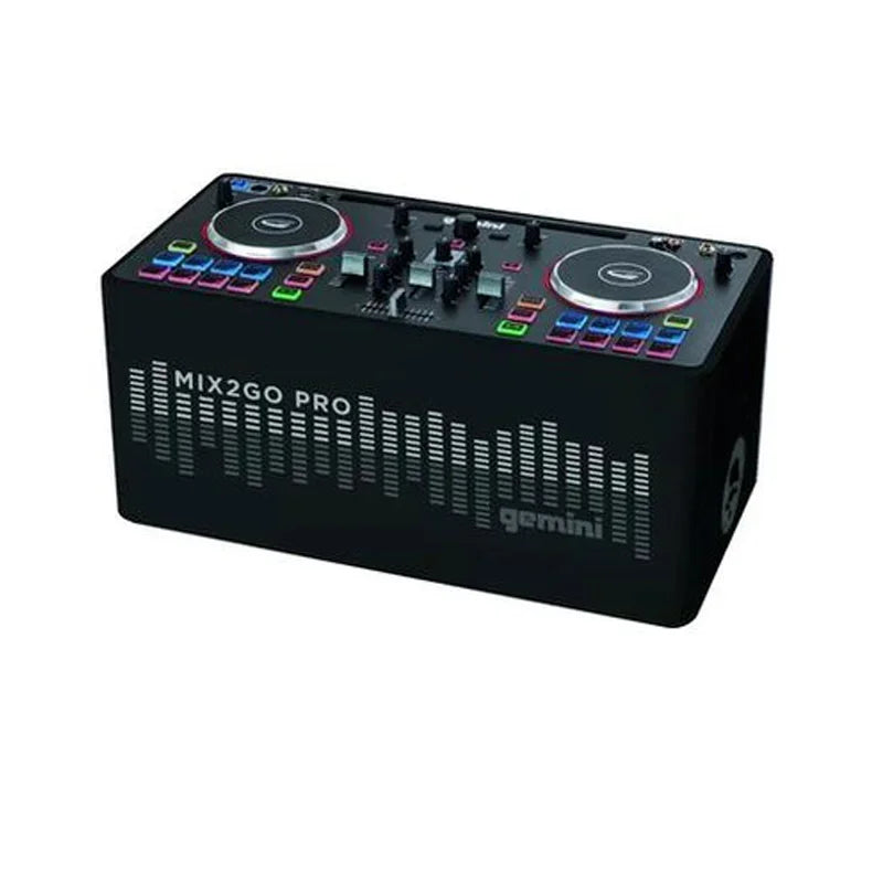 Mobile DJ player, DJ controller, MIDI controller, computer player, multi-function built-in sound card