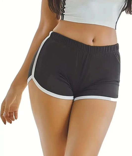 Sports Shorts Women Casual Loose Straight Pants Wearing High-Waisted