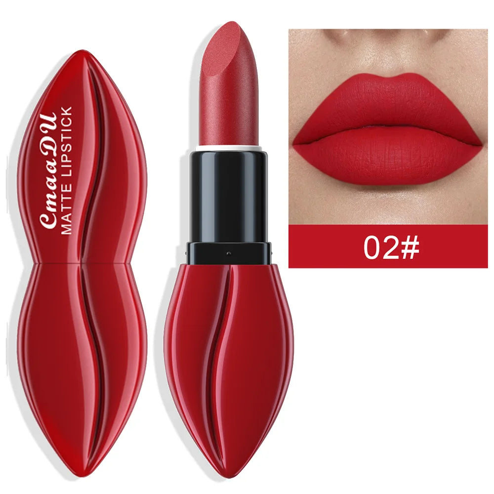 CmaaDu 10 Colors Long-Lasting Matte Lipstick Lip Stick with Rich Velvet Color and Waterproof Formula Valentine's Day Gifts