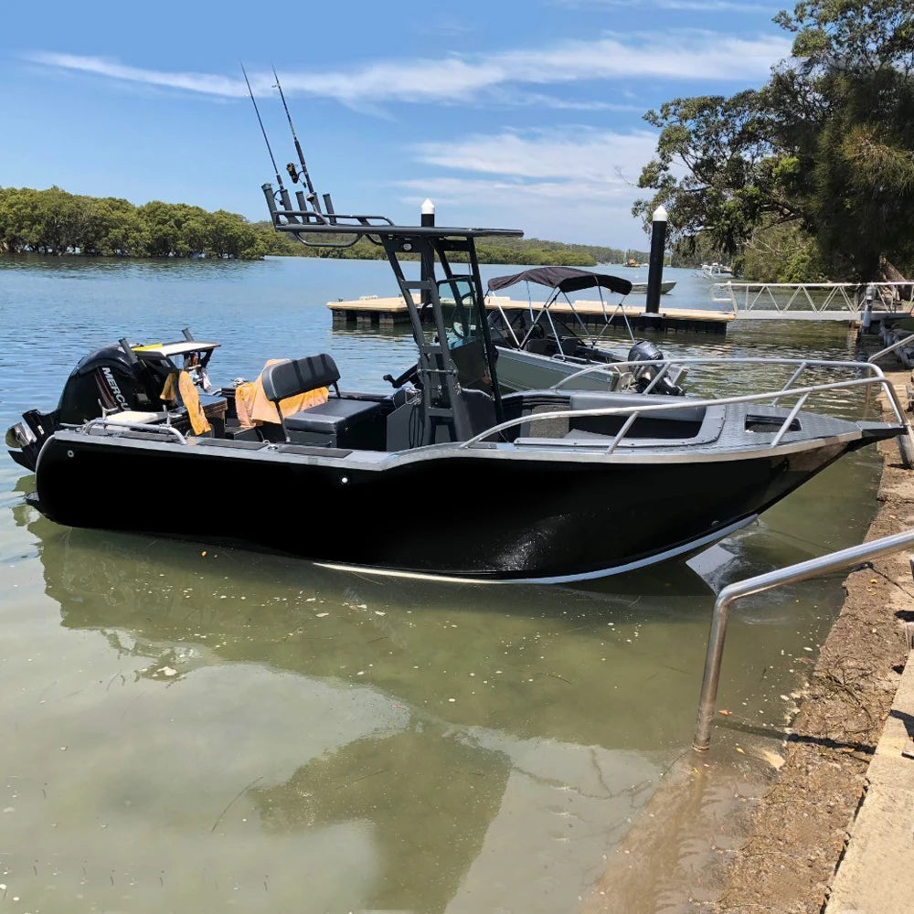 18ft/20ft China Manufacturer Aluminum Hull Fishing Top Bass Boat With Center Console For Sale